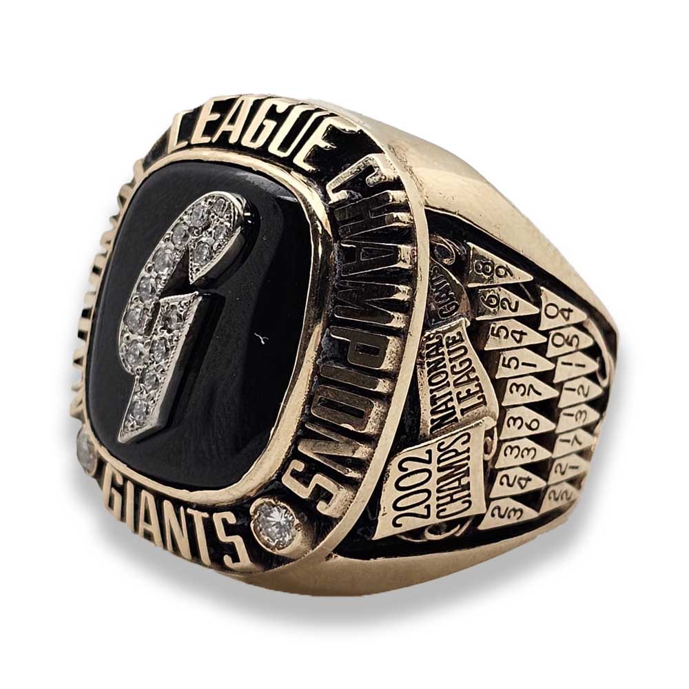 2002 San Francisco Giants NL Championship Ring Gold & Silver Pawn Shop