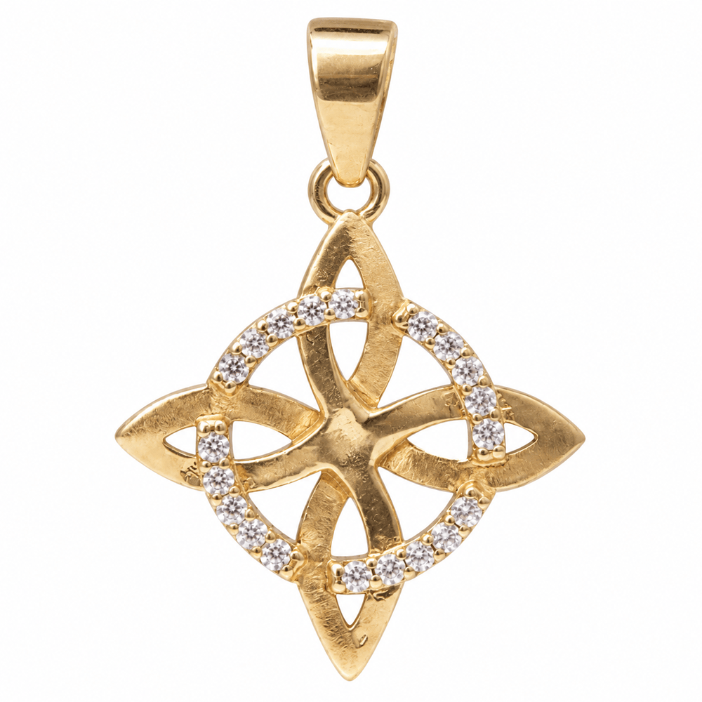 10K Yellow Gold Celtic Knot CZ Pendant – 2.2g
Gold & Silver Pawn Shop