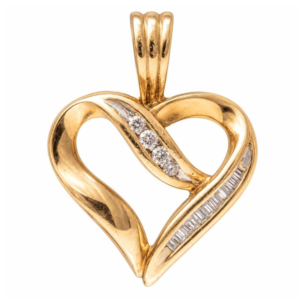 10K Yellow Gold Diamond Open Heart Pendant – 2.0g
Gold & Silver Pawn Shop
