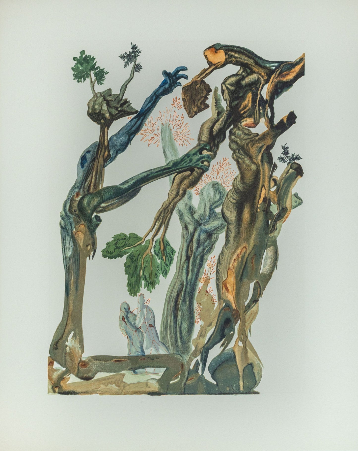 Salvador Dali - The wood and the Suicide Art G S Pawn