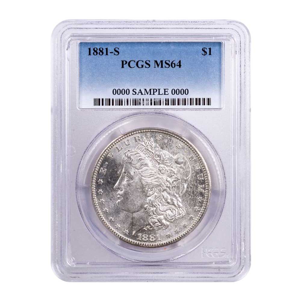 1881-S Morgan Dollar PCGS MS64 – Gold & Silver Pawn Shop