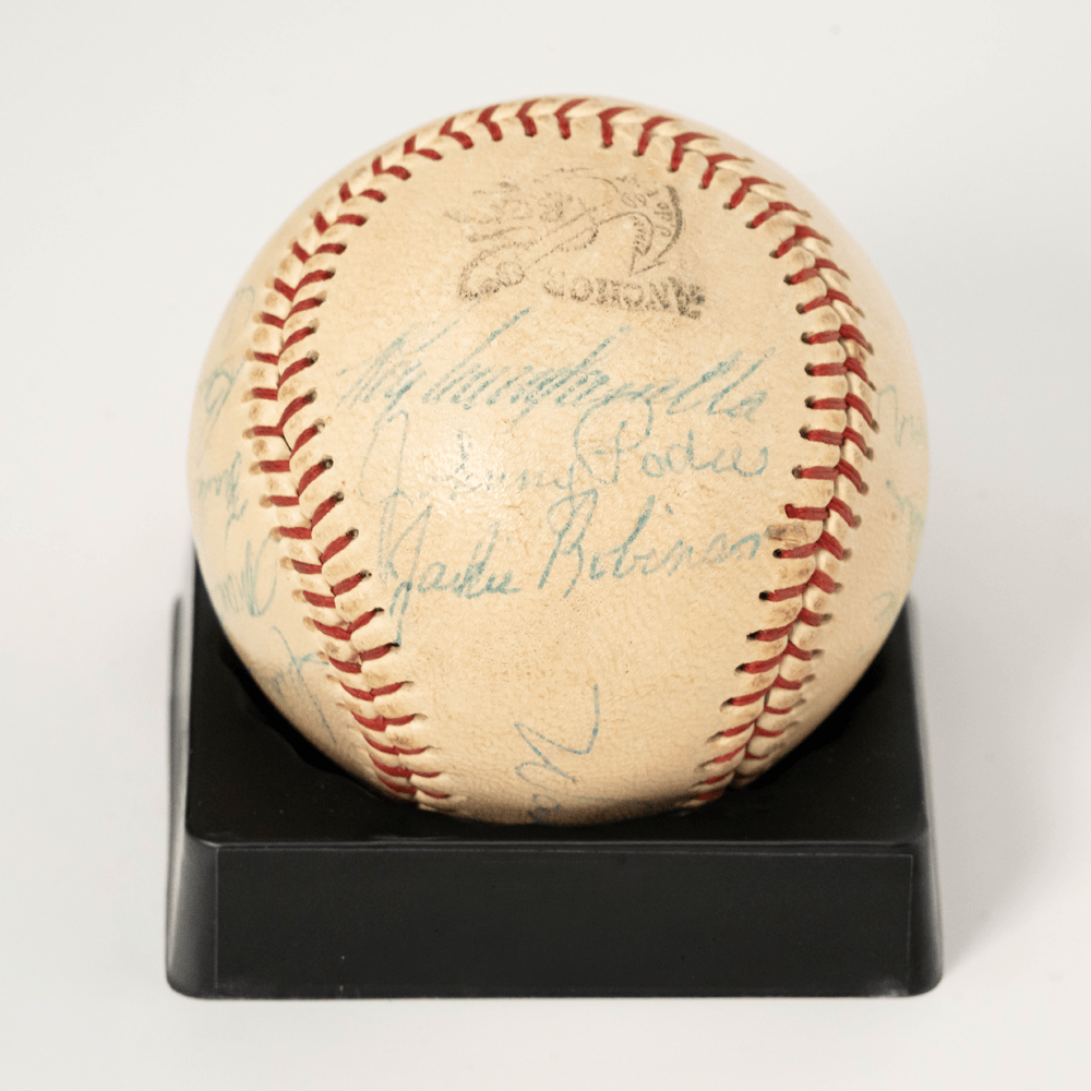 1954 Jackie Robinson, Roy Campanella + Multi-Signed Baseball