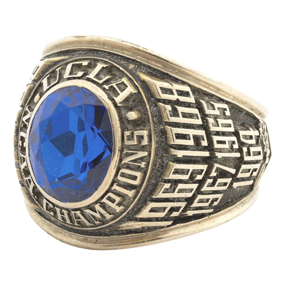 1969 UCLA Basketball National Championship Ring – Gold & Silver