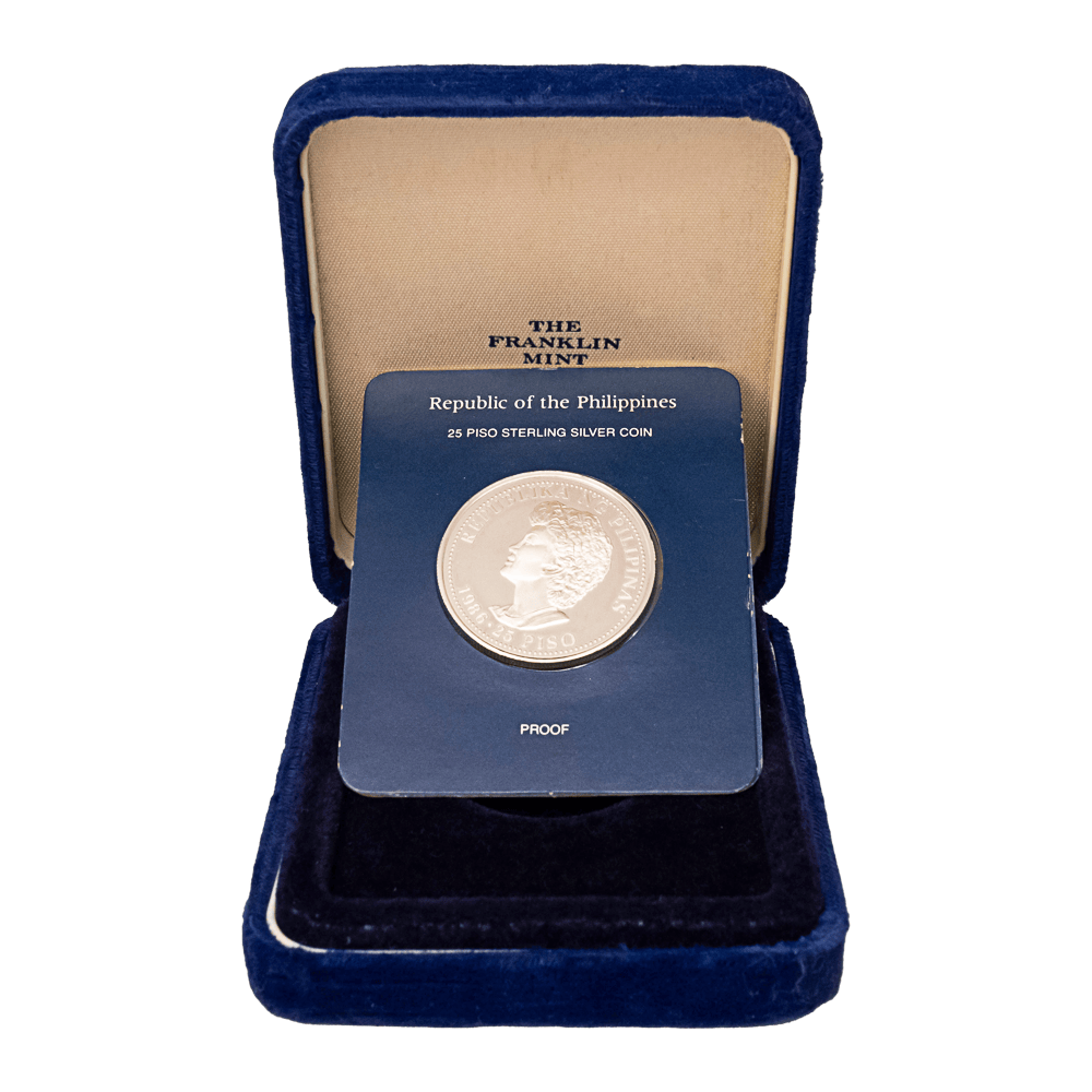 1986 Philippines Corazon Aquino Ronald Reagan 25 Piso Sterling Silver Coin
Gold & Silver Pawn Shop