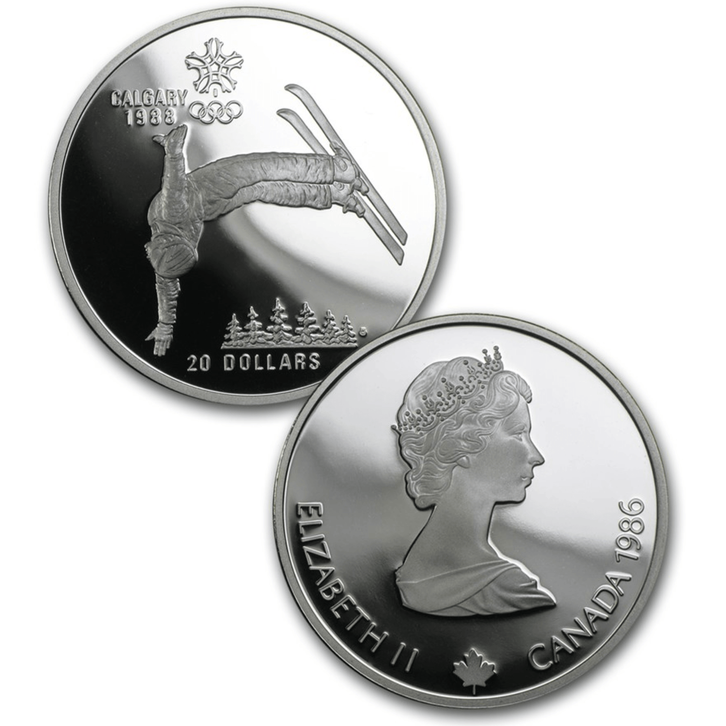 1988 Calgary Winter Olympic Games $20 Silver Coins Gold & Silver Pawn Shop