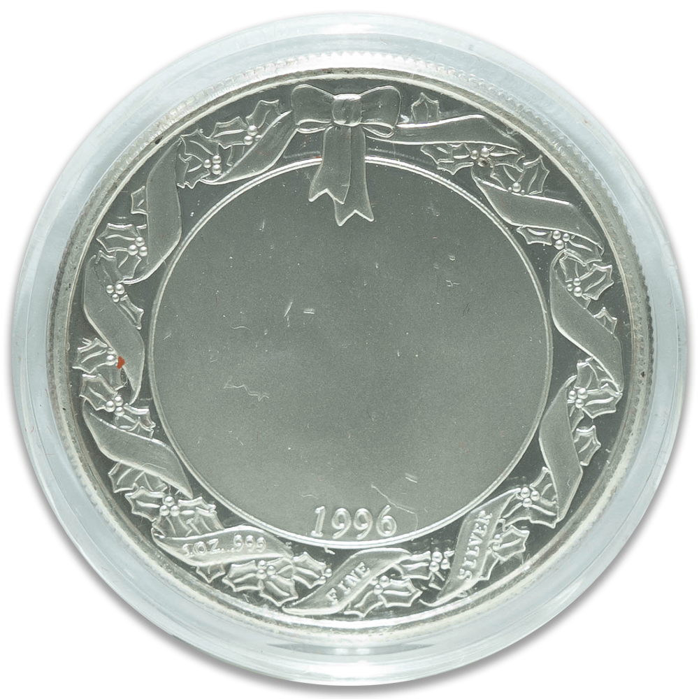 1996 O' Little Town 1oz .999 Fine Silver Gold & Silver Pawn Shop