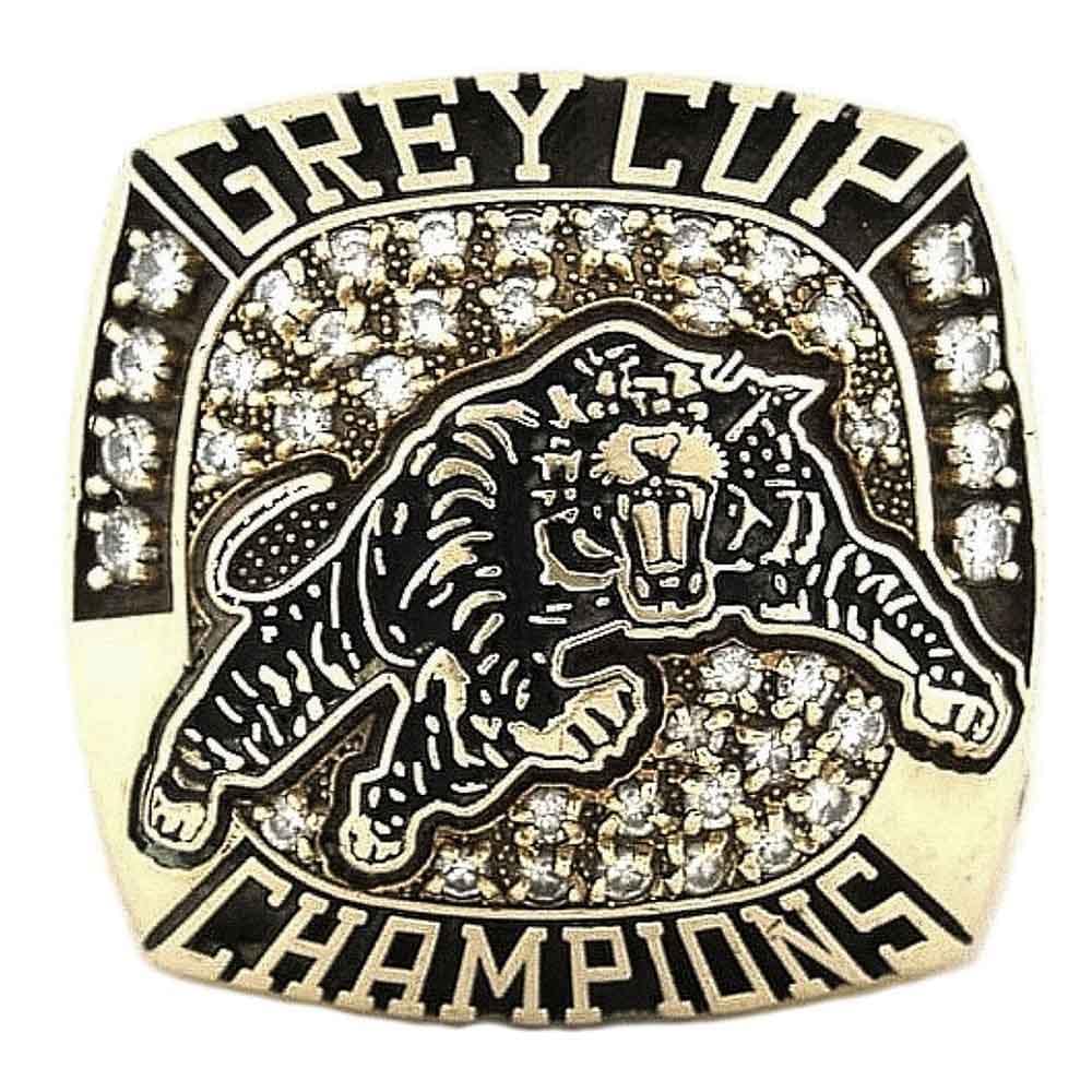1999 Hamilton Tiger Cats Grey Cup Ring Gold & Silver Pawn Shop