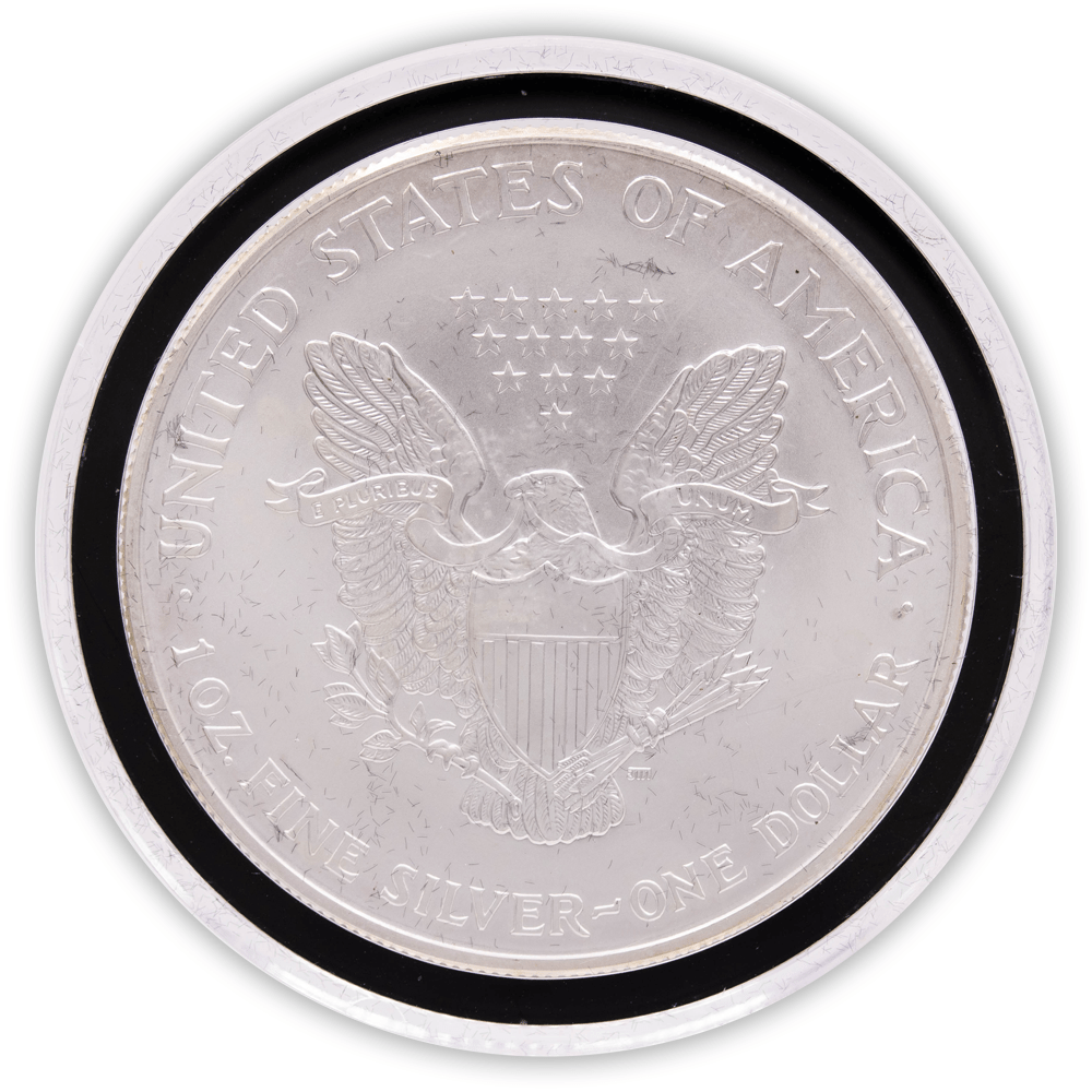 Colorized 2000 Walking Liberty Silver 1oz American Eagle Gold & Silver Pawn Shop