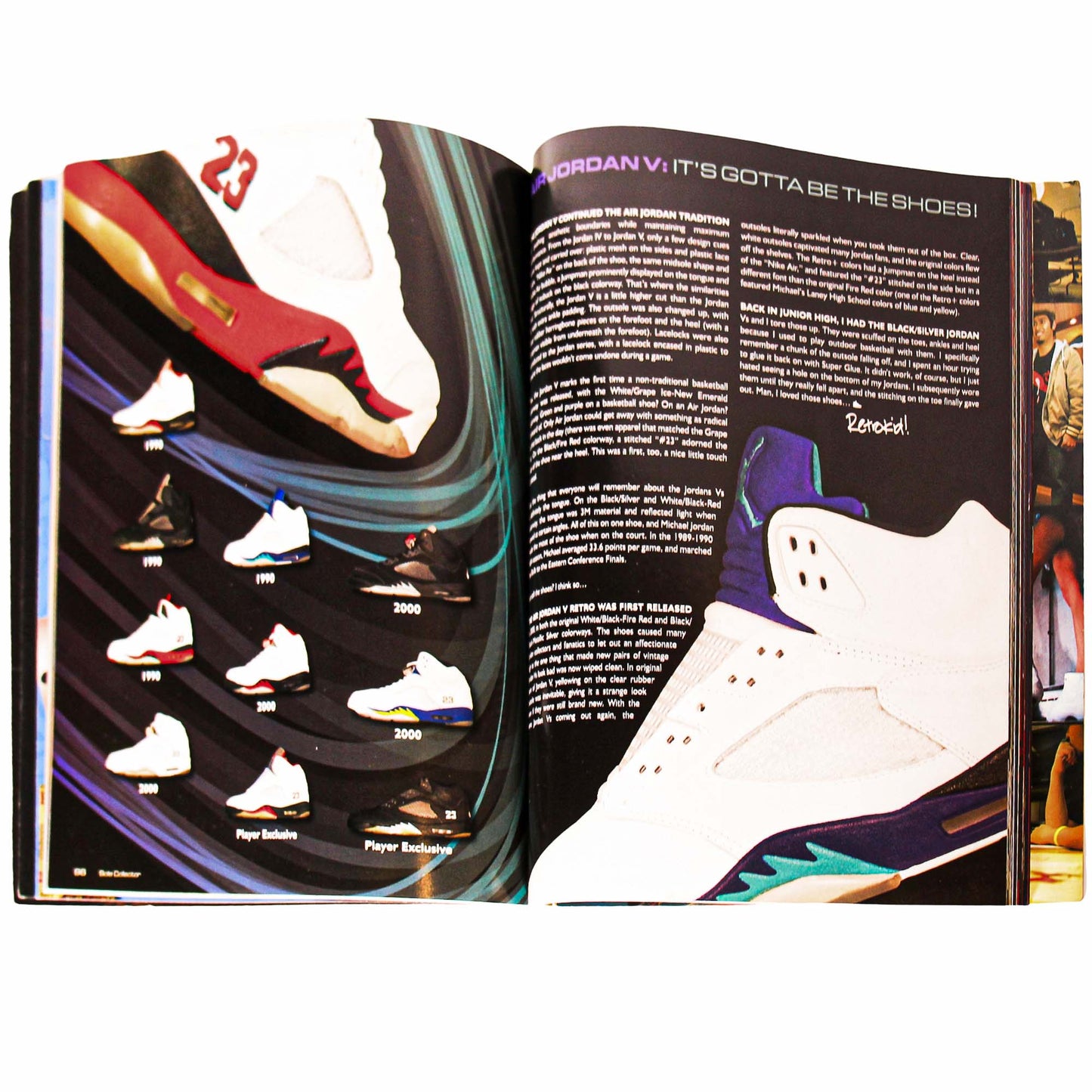 2008 Nike Air Jordan 5 Signed by Tinker Hatfield Gold & Silver Pawn Shop