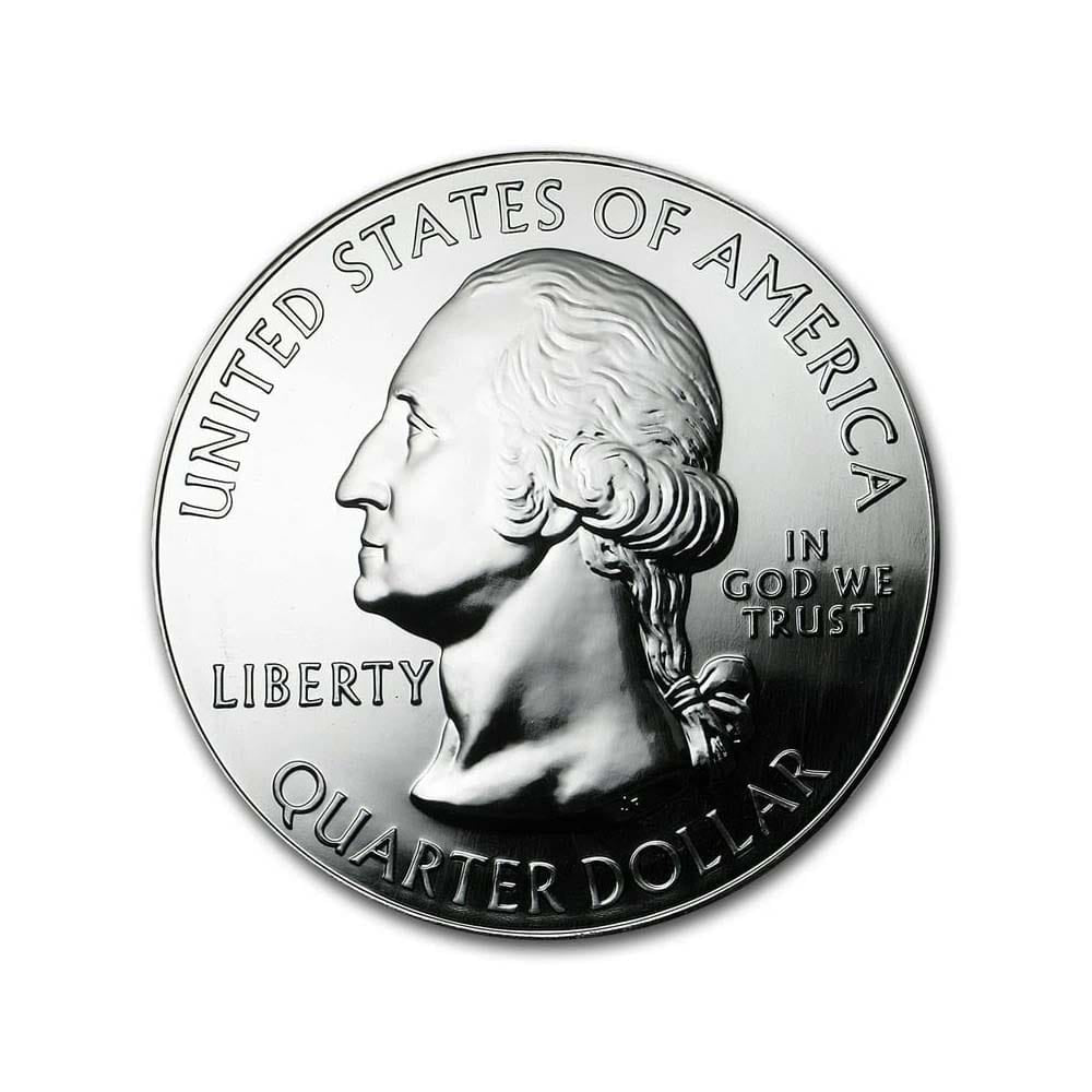 2010 America the Beautiful 5oz Silver Coin - Hot Springs NP