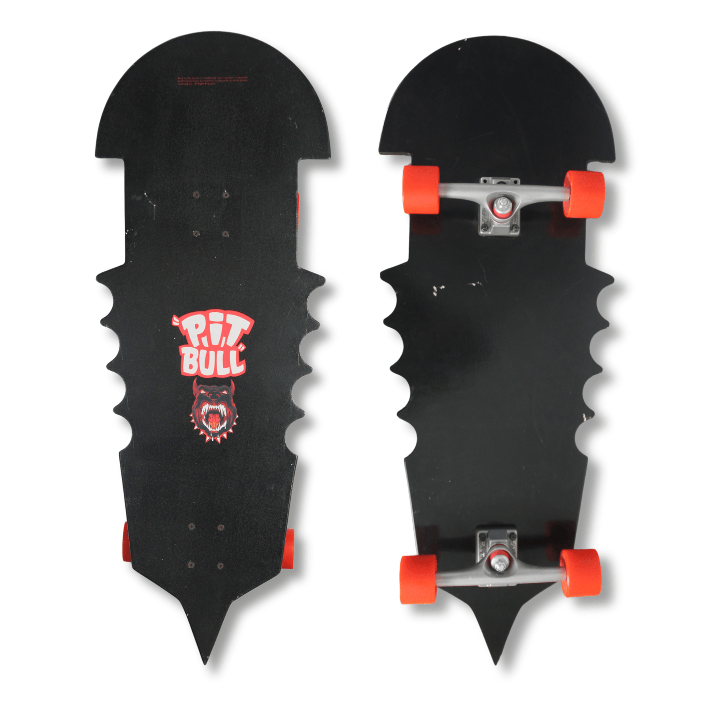 2015 Back To The Future - Biff Pitbull Skateboard Gold & Silver Pawn Shop