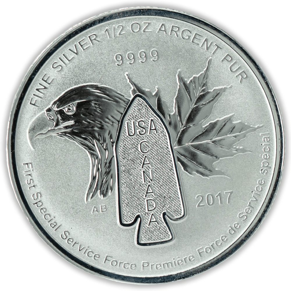 2017 Elizabeth II First Special Service Force $2 1/2 oz FS Gold & Silver Pawn Shop