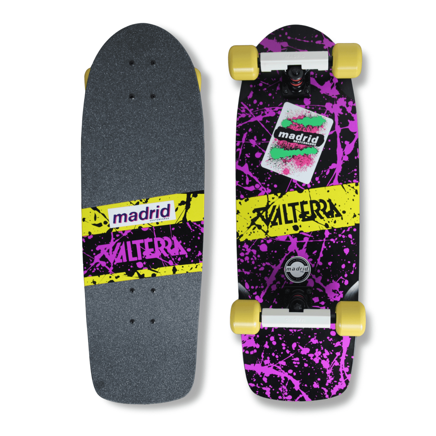 2019 Marty McFly's Madrid x Valterra Replica Skateboard Gold & Silver Pawn Shop