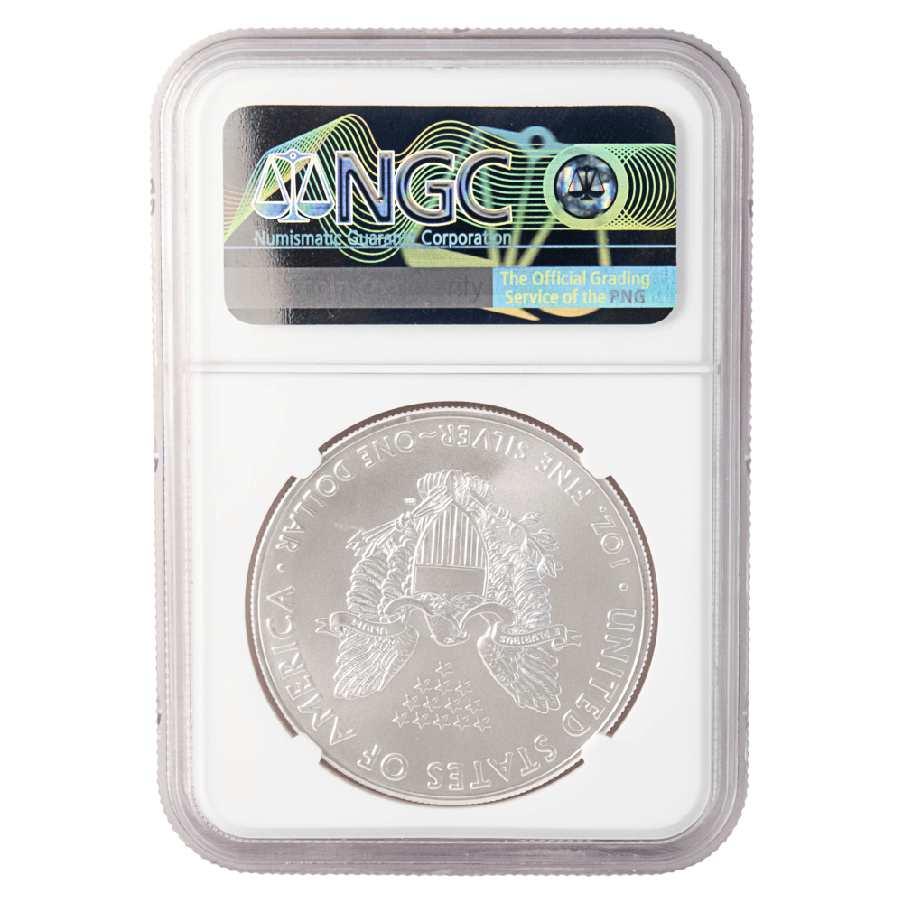 2020 American Silver Eagle $1 NGC MS70 "America First" Trump Label
Gold & Silver Pawn Shop
