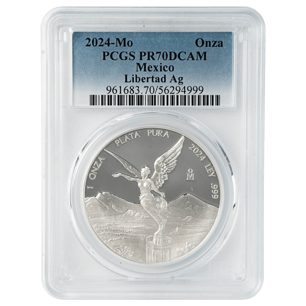2024-Mo PR70DCAM Mexico Libertad Ag Onza – Gold & Silver Pawn Shop