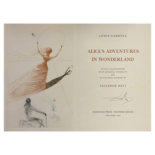 Salvador Dali - Alice in Wonderland Cover Page