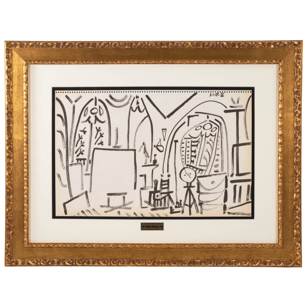 Picasso: Studio Study III 3.11.55, Carnet de la Californie – Gold