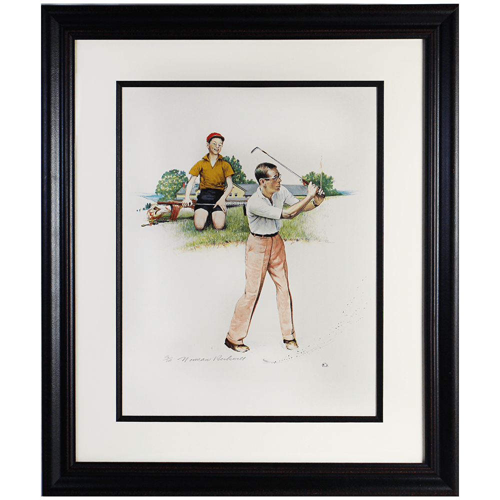 Norman Rockwell; Golf, 1972 Art Gold & Silver Pawn Shop