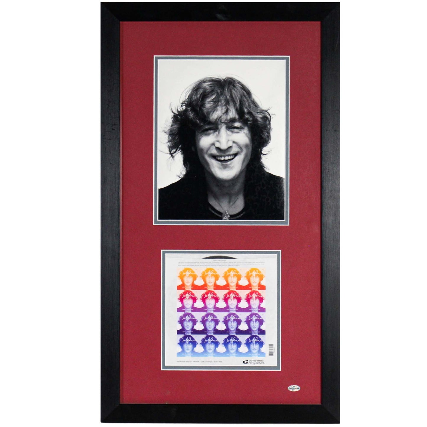 John Lennon Postage-Stamp Album - Cover Photo Art G S Pawn