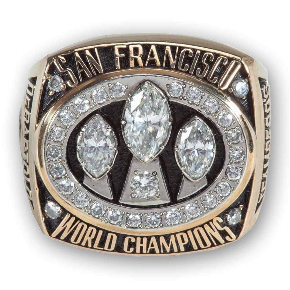 1988 San Francisco 49ers Super Bowl XXIII Ring – Gold Silver