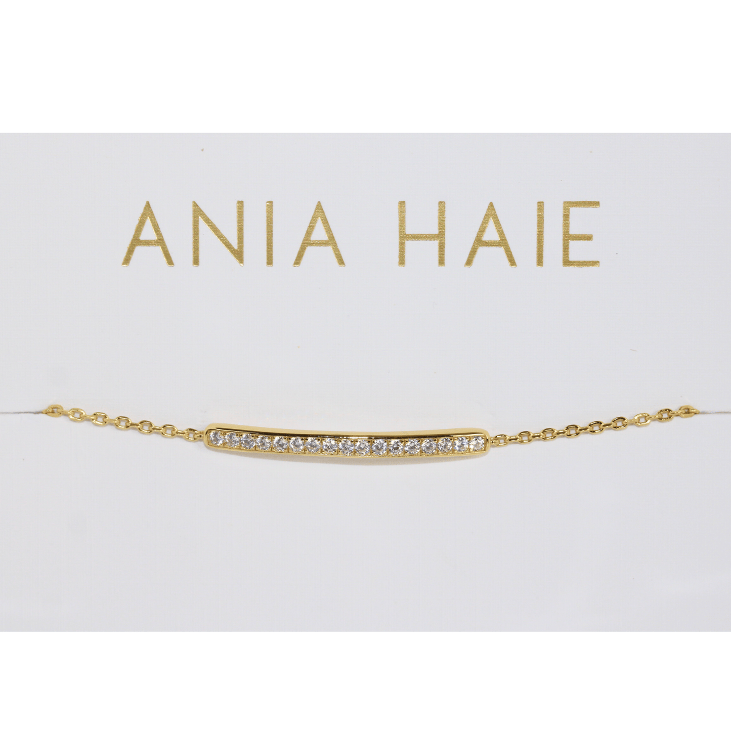 Ania Haie Pave Bar Bracelet Gold & Silver Pawn Shop