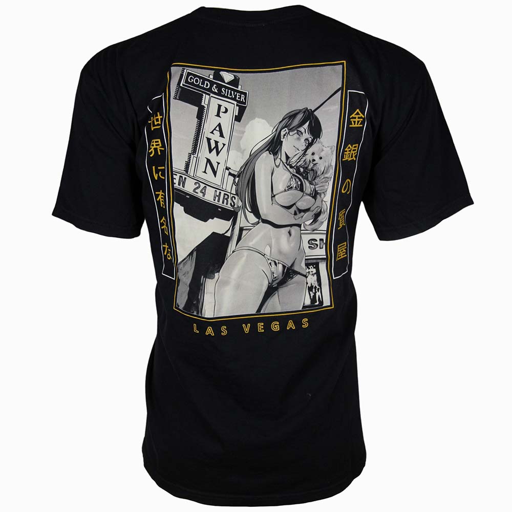 Anime Girl Pinky Round Neck T-Shirt – Gold Silver Pawn Shop