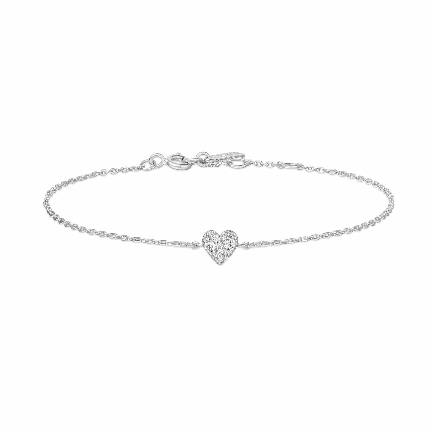 Ania Haie Heart Pave Bracelet Gold & Silver Pawn Shop