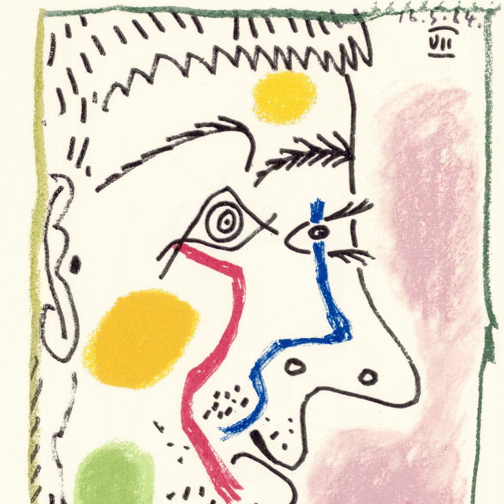 Picasso: Cubist Portrait VII 16.5.64, Le Goût du Bonheur Art G S Pawn