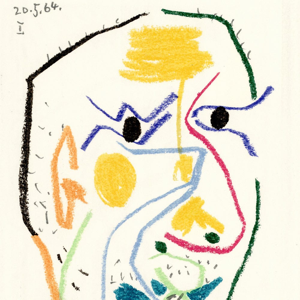 Picasso: Cubist Portrait I 20.5.64, Le Goût du Bonheur Art G S Pawn