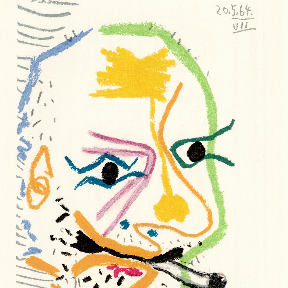 Picasso: Cubist Portrait VII 20.5.64, Le Goût du Bonheur Art G S Pawn