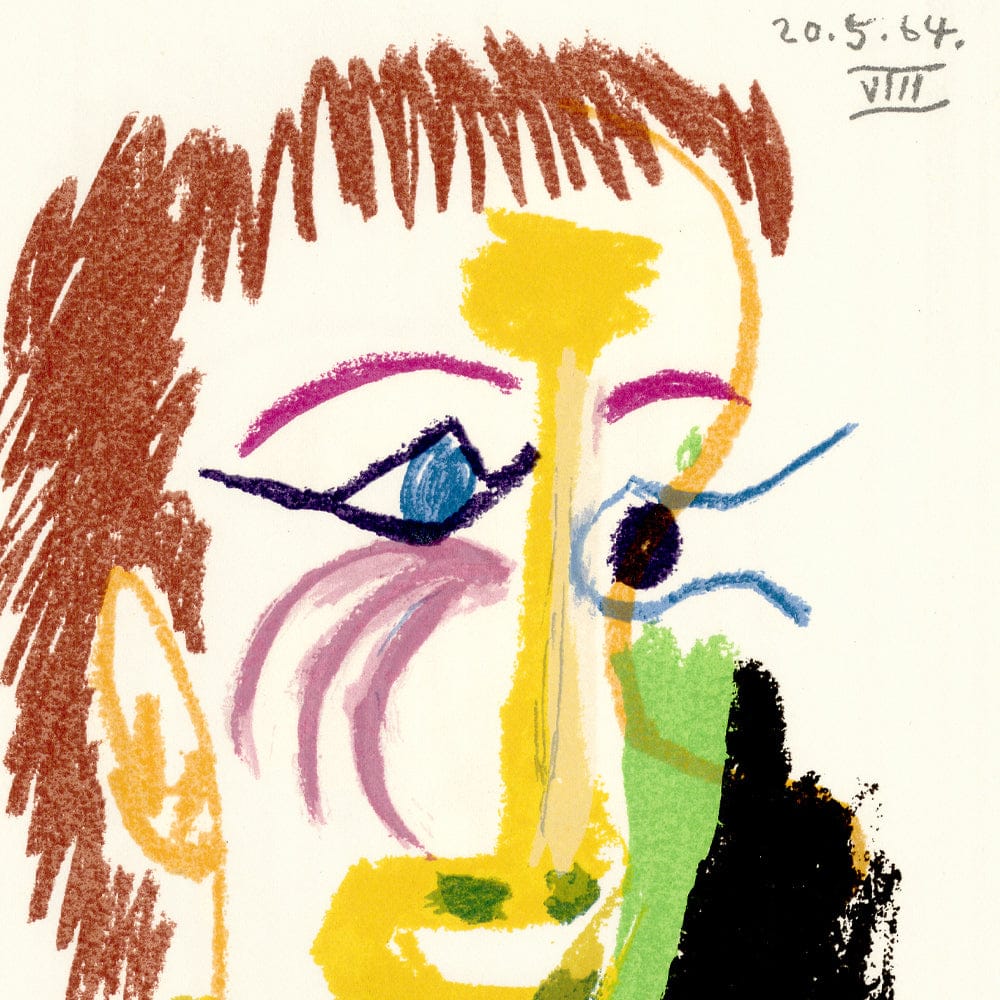 Picasso: Cubist Portrait VIII 20.5.64, Le Goût du Bonheur Art G S Pawn