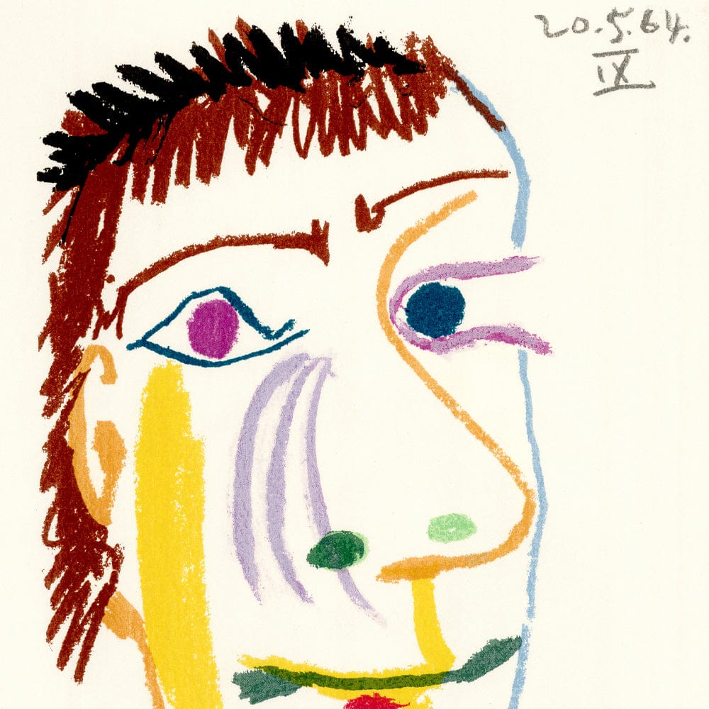 Picasso: Cubist Portrait IX 20.5.64, Le Goût du Bonheur Art G S Pawn