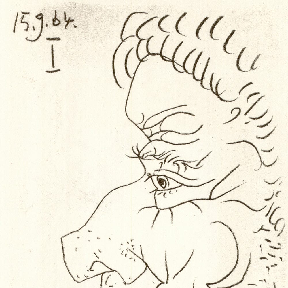 Picasso: Portrait of Old Man I 15.9.64 Art G S Pawn
