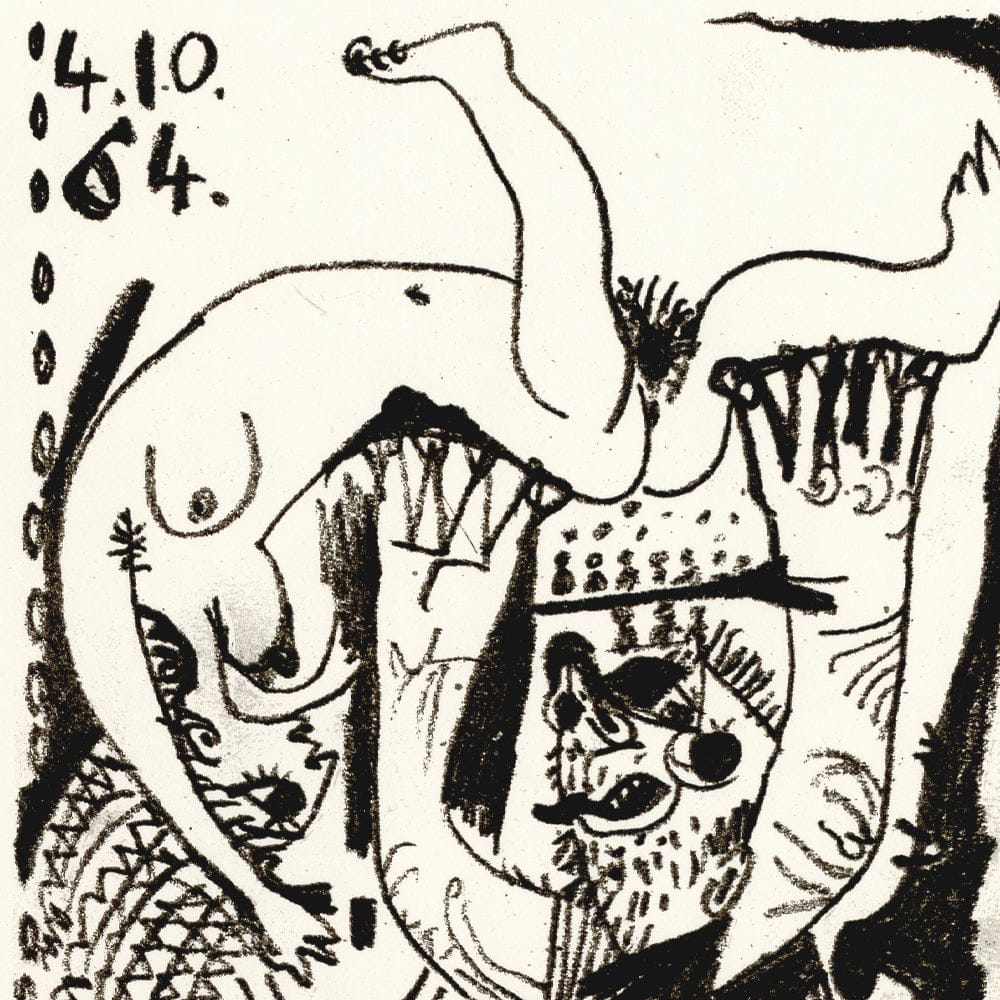 Picasso: Cubist Man and Woman 4.10.64 Art G S Pawn