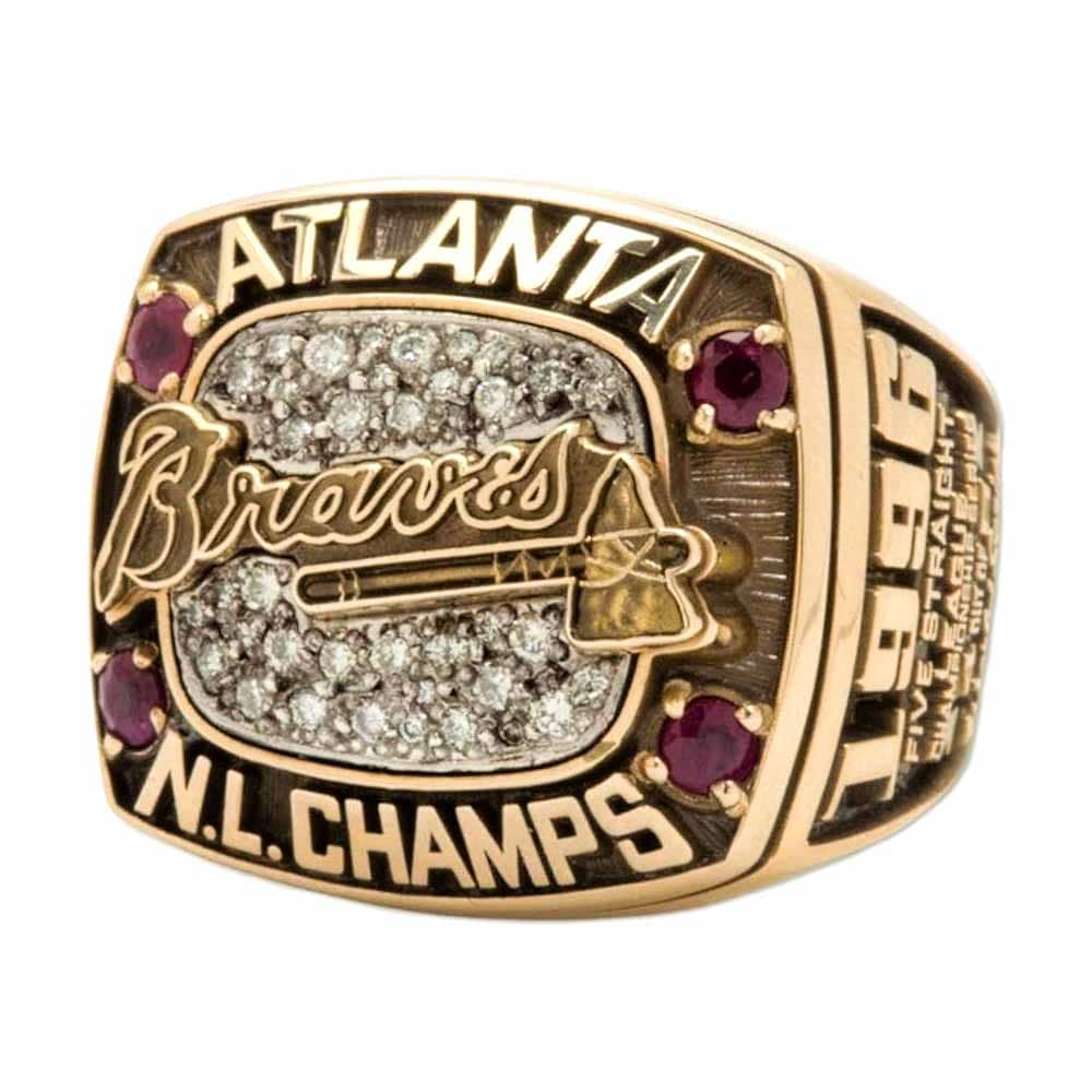 1996 Atlanta Braves N.L. Championship Ring – Gold & Silver Pawn Shop