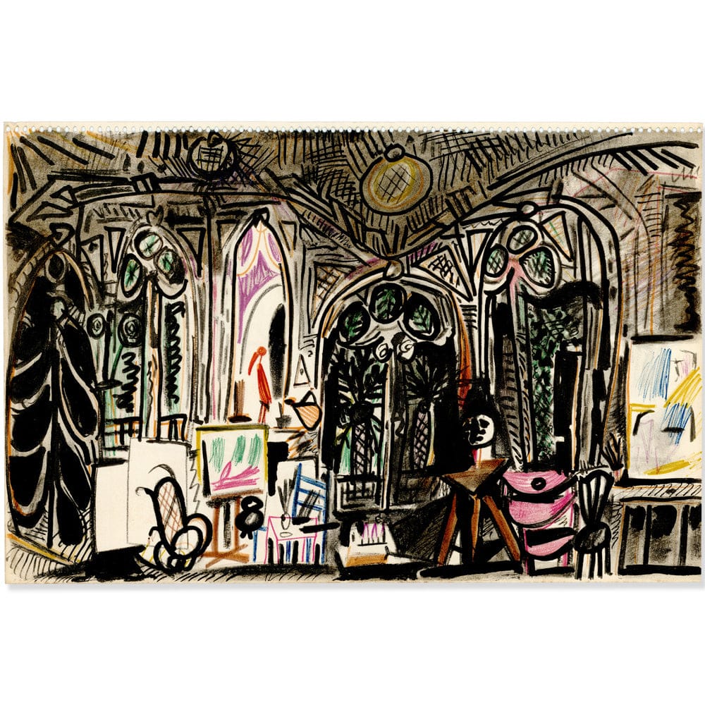 Picasso: Studio Study I, Carnet de la Californie Art G S Pawn