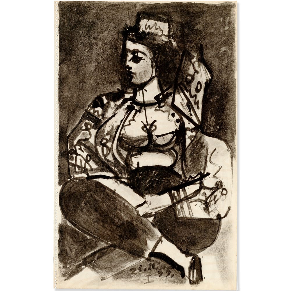 Picasso: Odalisque I 26.10.55, Carnet de la Californie Art G S Pawn