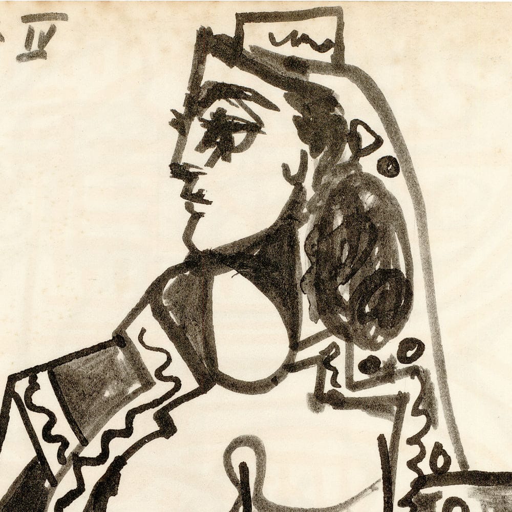 Picasso: Odalisque IV 21.11.55, Carnet de la Californie Art G S Pawn