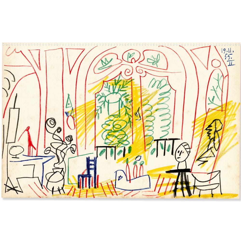 Picasso: Studio Study II 19.11.55, Carnet de la Californie Art G S Pawn