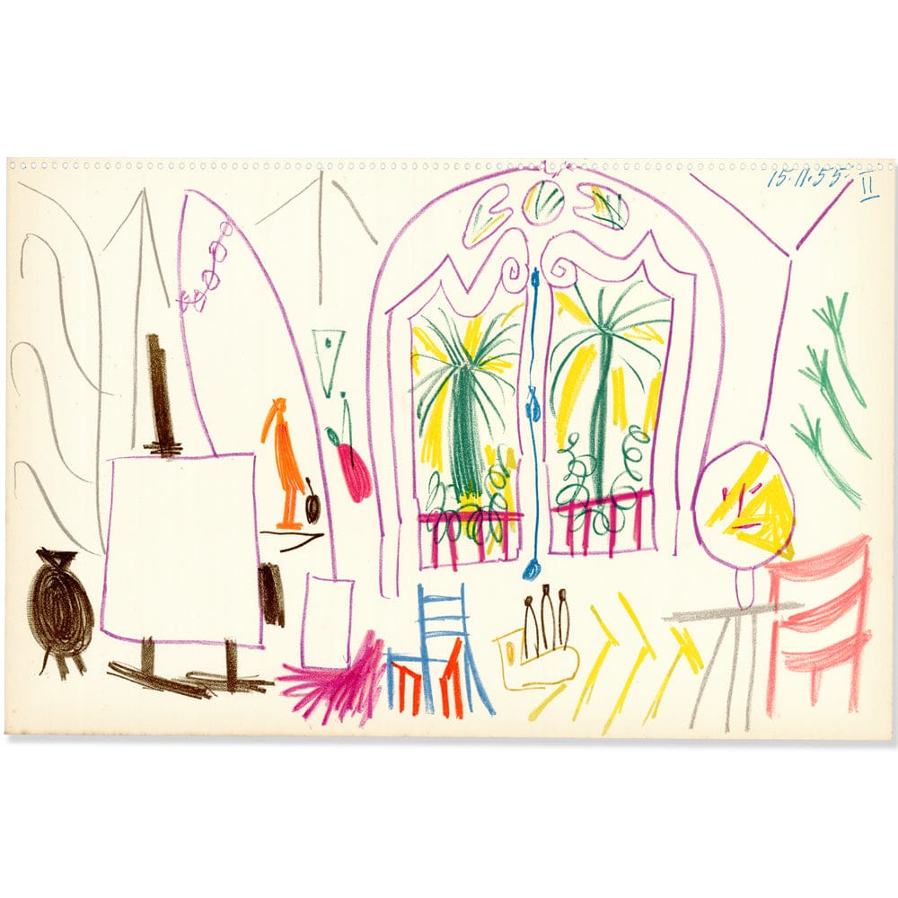Picasso: Studio Study II 15.11.55, Carnet de la Californie Art G S Pawn