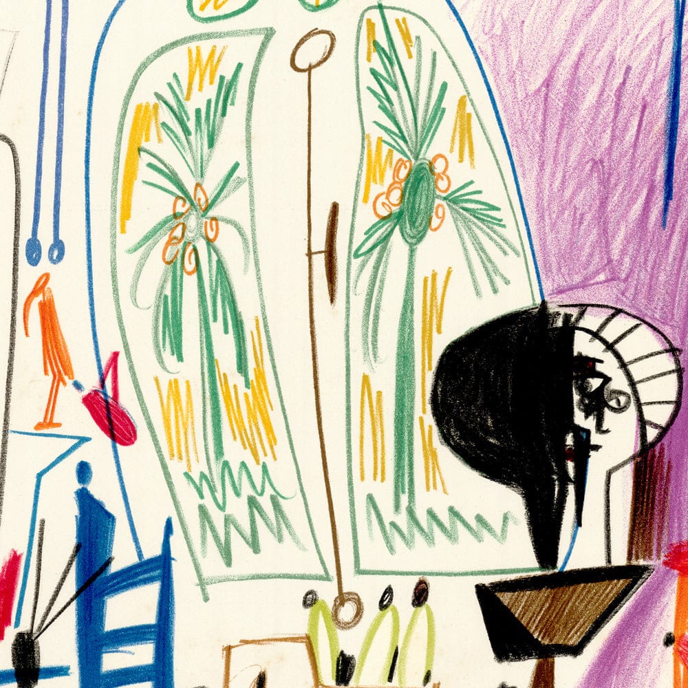 Picasso: Californie Studio Study VI 8.11.55 Art G S Pawn