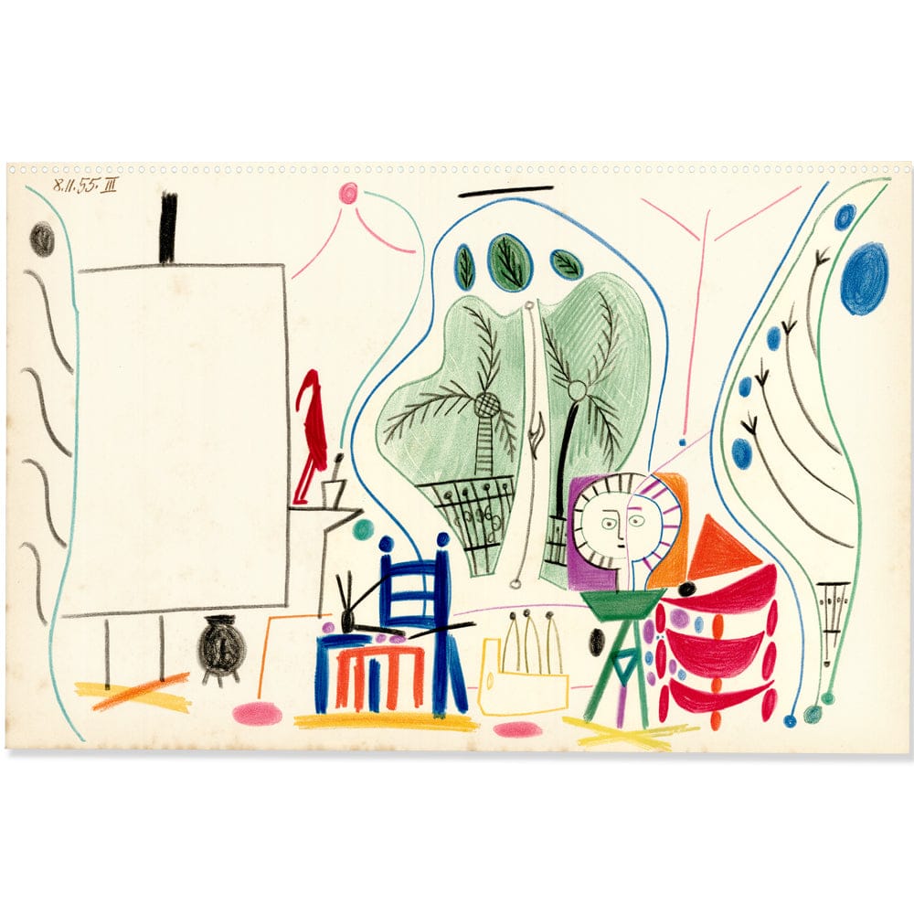 Picasso: Studio Study III 8.11.55, Carnet de la Californie Art G S Pawn