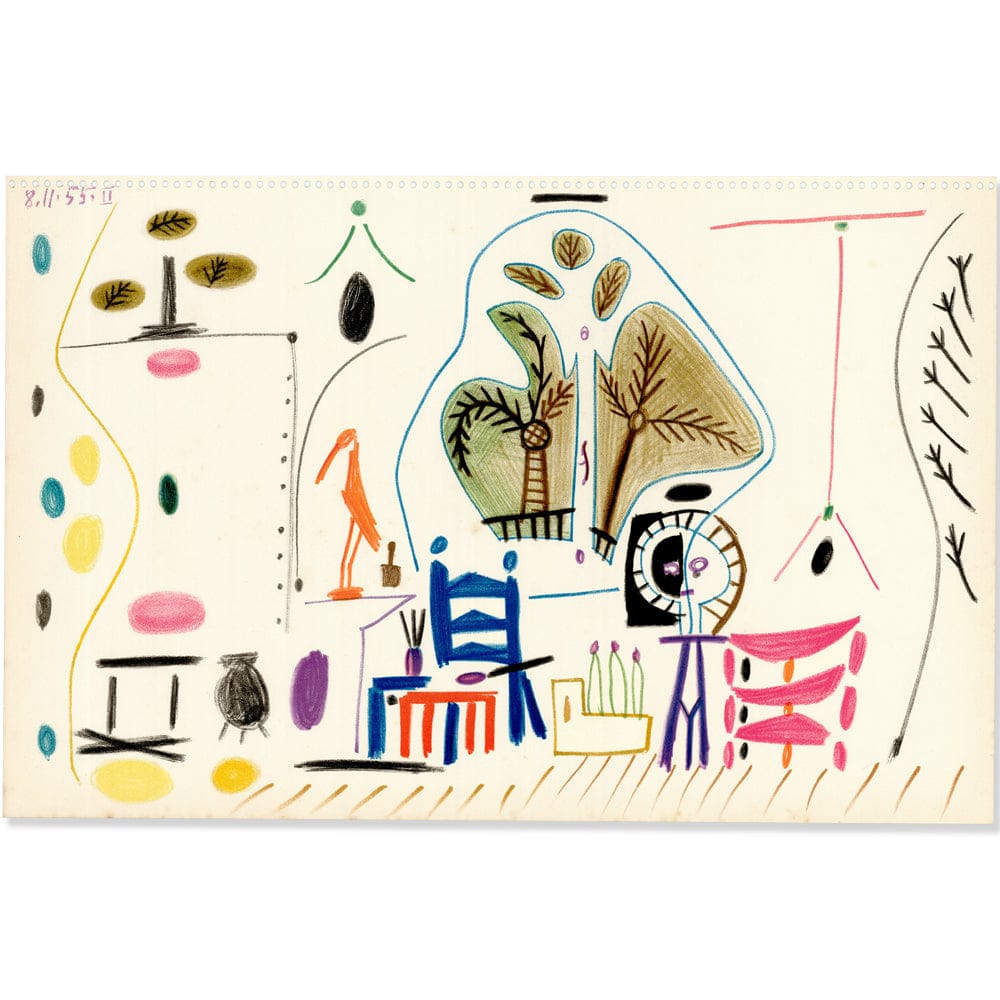Picasso: Studio Study II 8.11.55, Carnet de la Californie Art G S Pawn