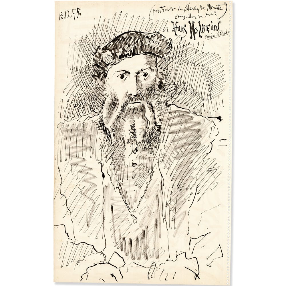 Picasso: Portrait after Hans Holbein, Carnet de la Californie Art G S Pawn