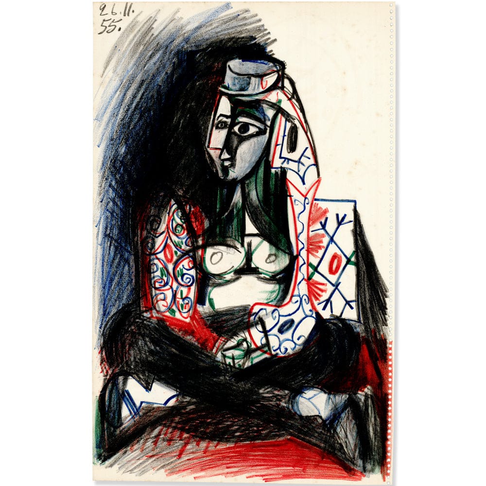 Picasso: Odalisque 26.11.55, Carnet de la Californie Art G S Pawn