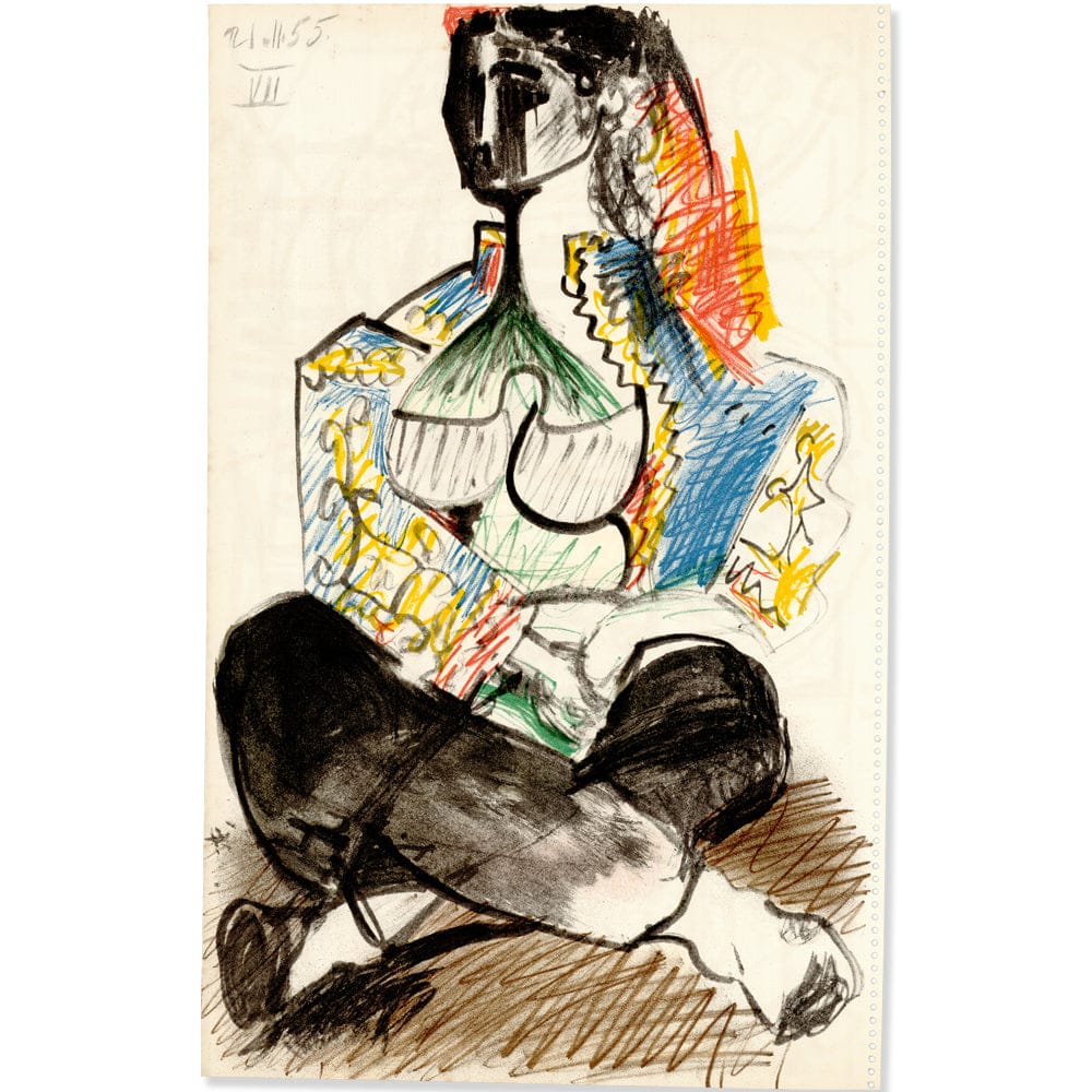 Picasso: Odalisque VII 21.11.55, Carnet de la Californie Art G S Pawn