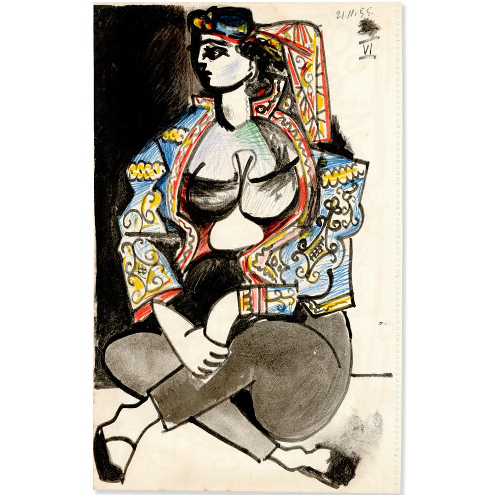 Picasso: Odalisque VI 21.11.55, Carnet de la Californie Art G S Pawn