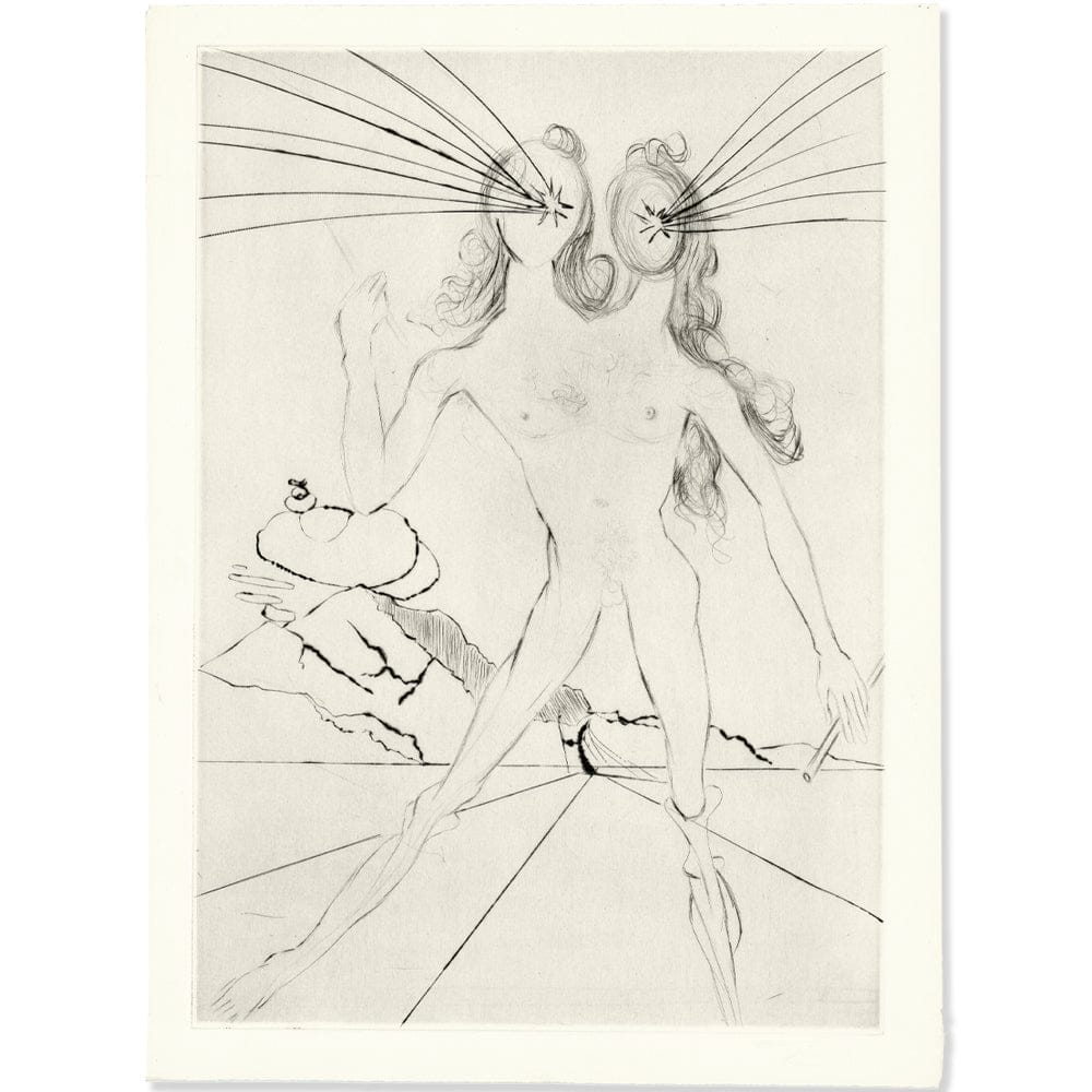 Salvador Dalí: Bicephale, "Les Amours de Cassandre," 1968 Art G S Pawn