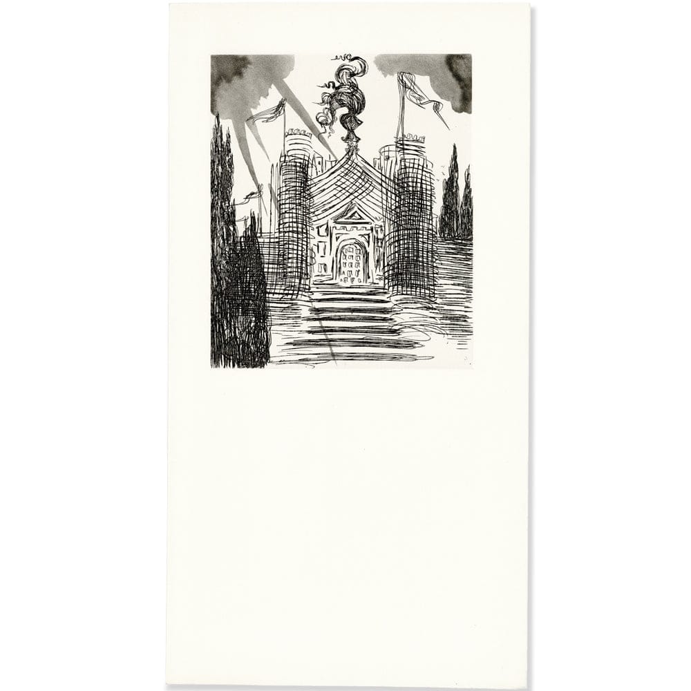 Salvador Dalí: Chapter 1, Le Château d’Otrante, Original Etching Art G S Pawn