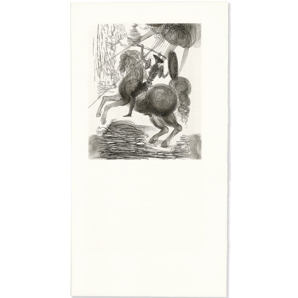 Salvador Dalí: Chapter 7, Le Château d’Otrante, Original Etching Art G S Pawn
